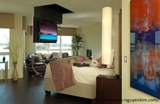 Một số cách lắp đặt tivi tuyệt đẹp, theo phong cách Châu Âu hiện đại