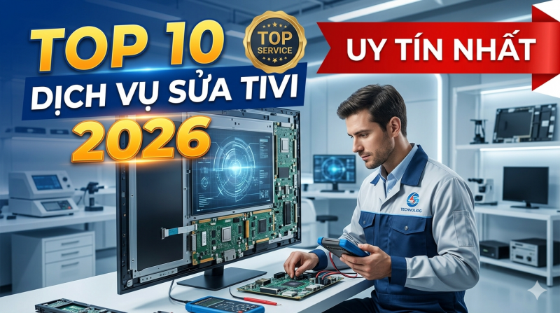 top 10 dịch vụ sửa tivi uy tin nhất 2026