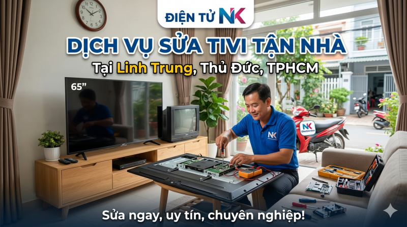 Dịch Vụ Sửa Tivi Tận Nhà Tại Phường Linh Trung, Thành Phố Thủ Đức, TPHCM - Điện Tử NK