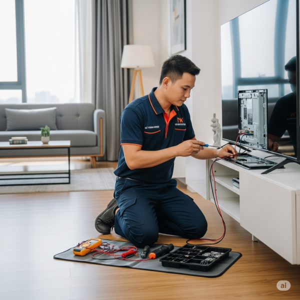 Dịch Vụ Sửa Tivi Tận Nhà Tại Phường Chợ Quán, Quận 5, TPHCM - Điện Tử NK Uy Tín