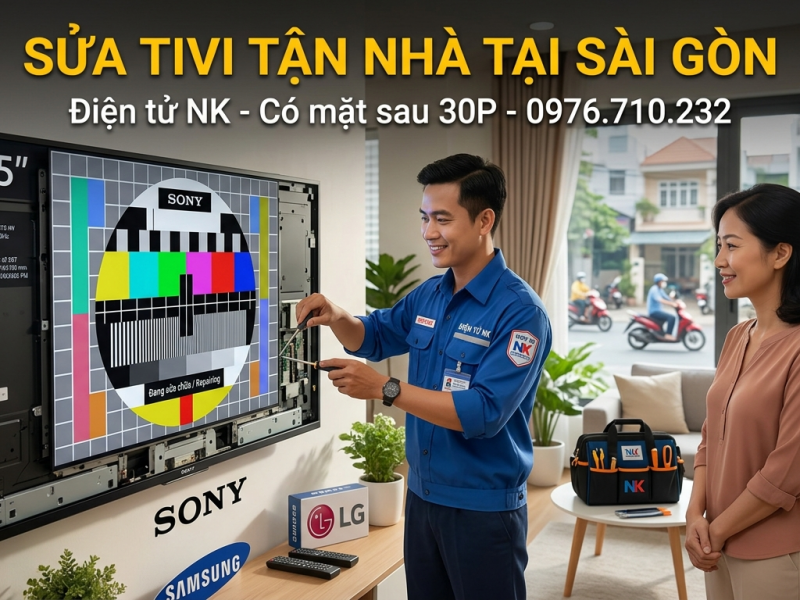 Dịch vụ sửa tivi tận nhà tại Sài Gòn | Uy tín - Giá rẻ - Điện tử NK